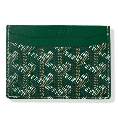 goyard cardholder green|goyard card holder retail price.